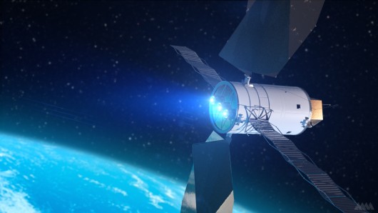 Artist's concept of a Solar Electric Propulsion system (Image: NASA)