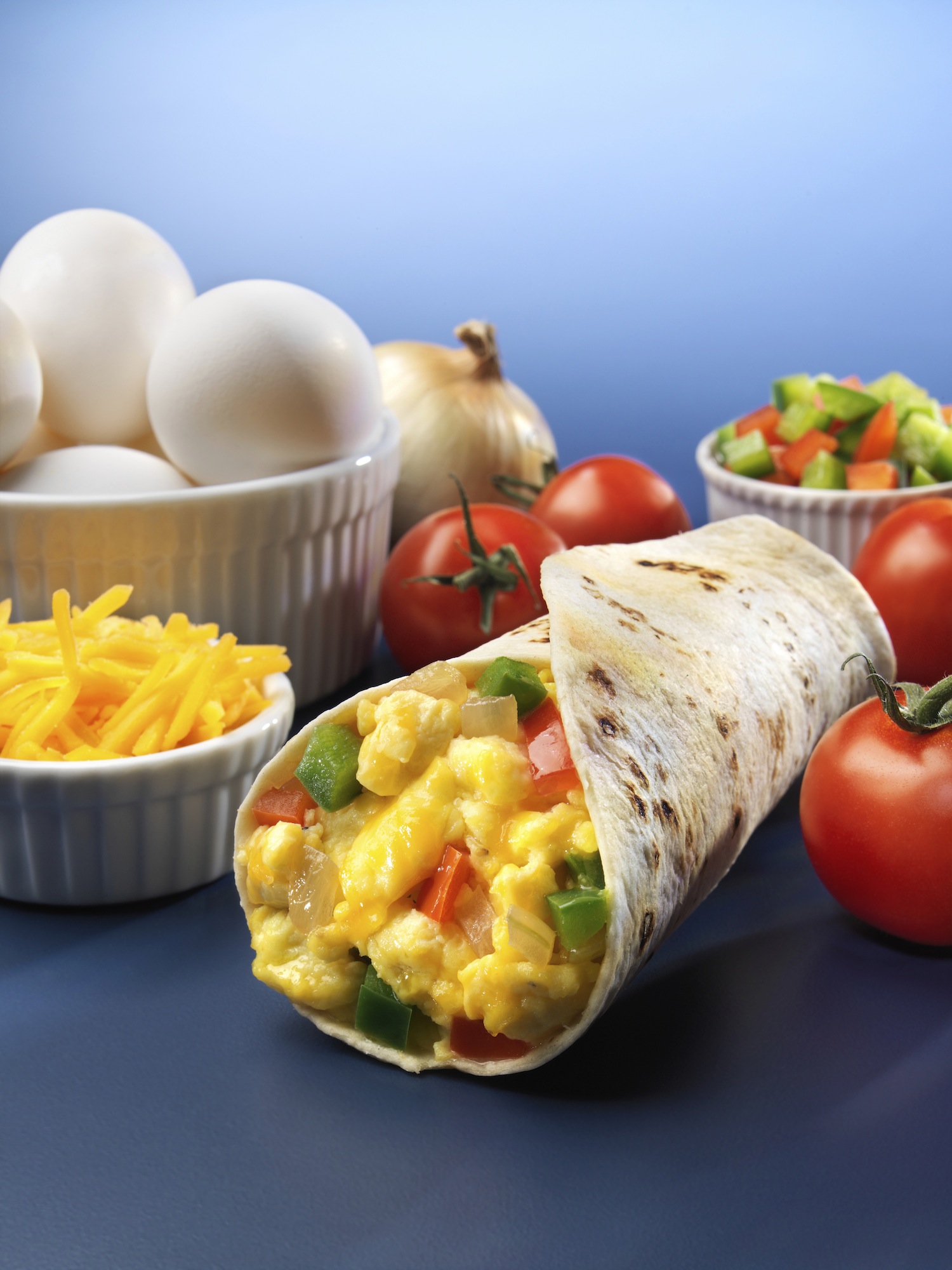 A yummy breakfast burrito will fill mom up on her special day. (iStock)