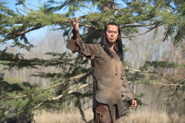 : Kalani Queypo as Squanto in National Geographic Channels two-night movie event Saints &amp; Strangers. (National Geographic Channels/David Bloomer)