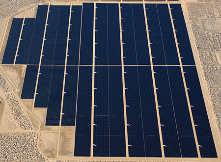 Solar Frontiers CIGS solar modules provide 82.5 MW of the Catalina Solar Projects 143 MW. The project is near Bakersfield, California. Photo Courtesy: Solar Frontier