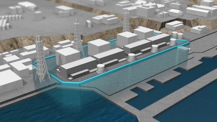 With 400 tons of groundwater flowing downhill into the reactor basements each day and some of ...