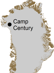 Camp Century was located in northern Greenland.