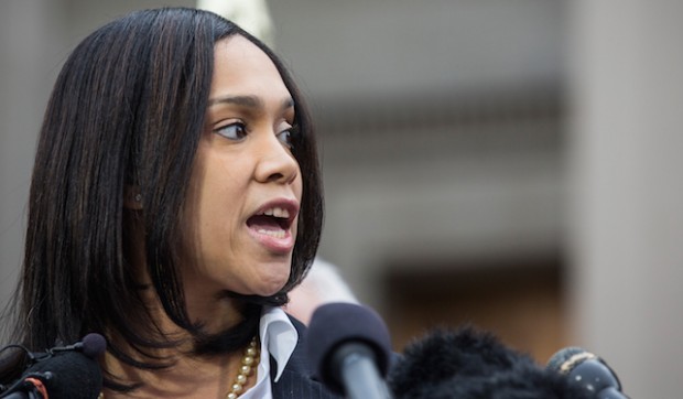Baltimore City State's Attorney Marilyn J. Mosby.  (Photo by Andrew Burton/Getty Images) 