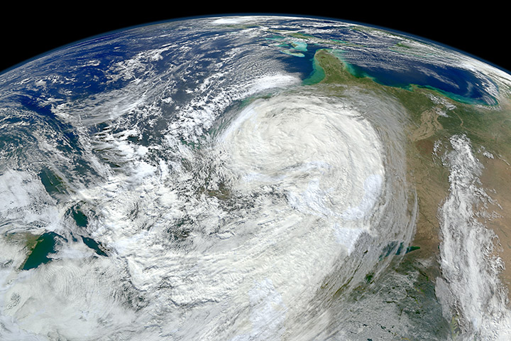 Hurricane Sandy on October 30, 2012 