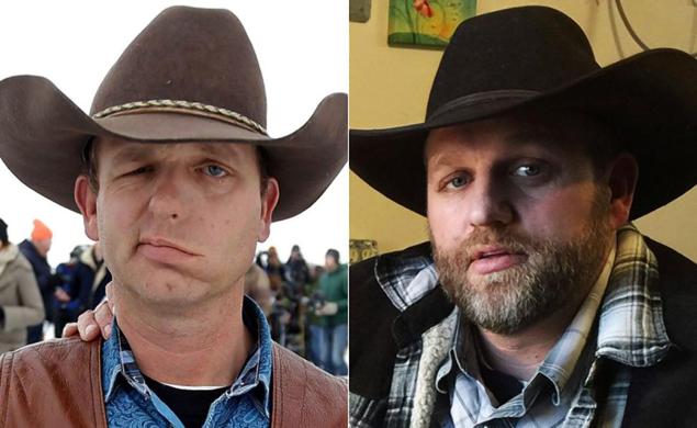 Ryan Bundy, left, and his brother, Ammon, were among those arrested January 26, 2016 in Oregon.