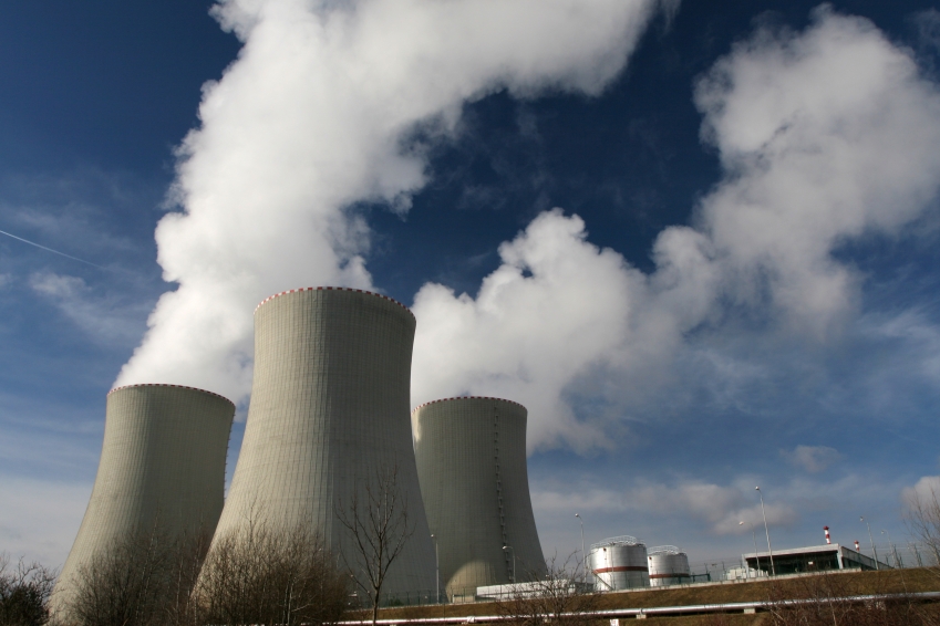 Nuclear Plant Steam Stack Nuclear Plant Steam Stack