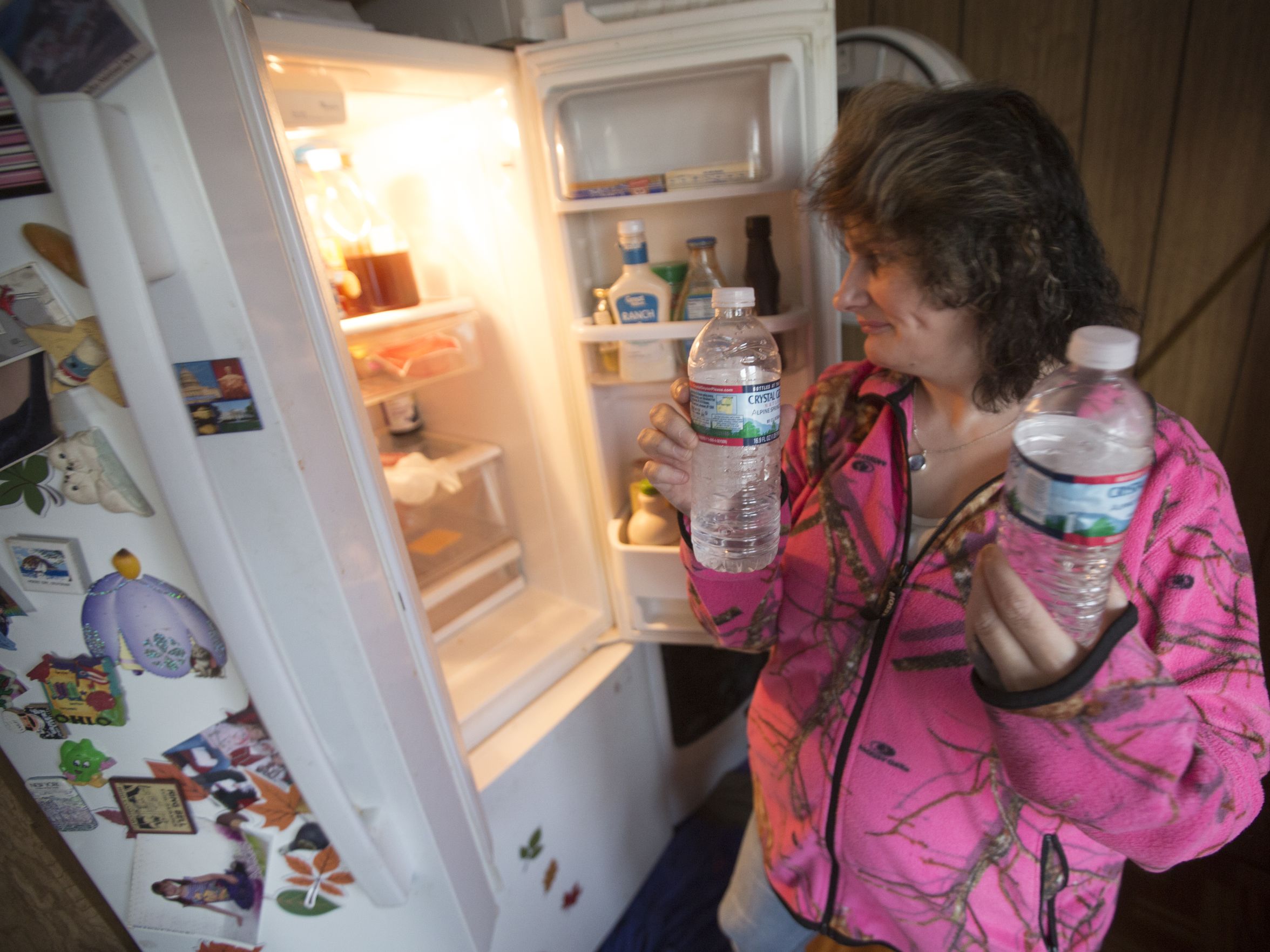 Christi Woodruff of Corinna, Maine, doesn't know whether