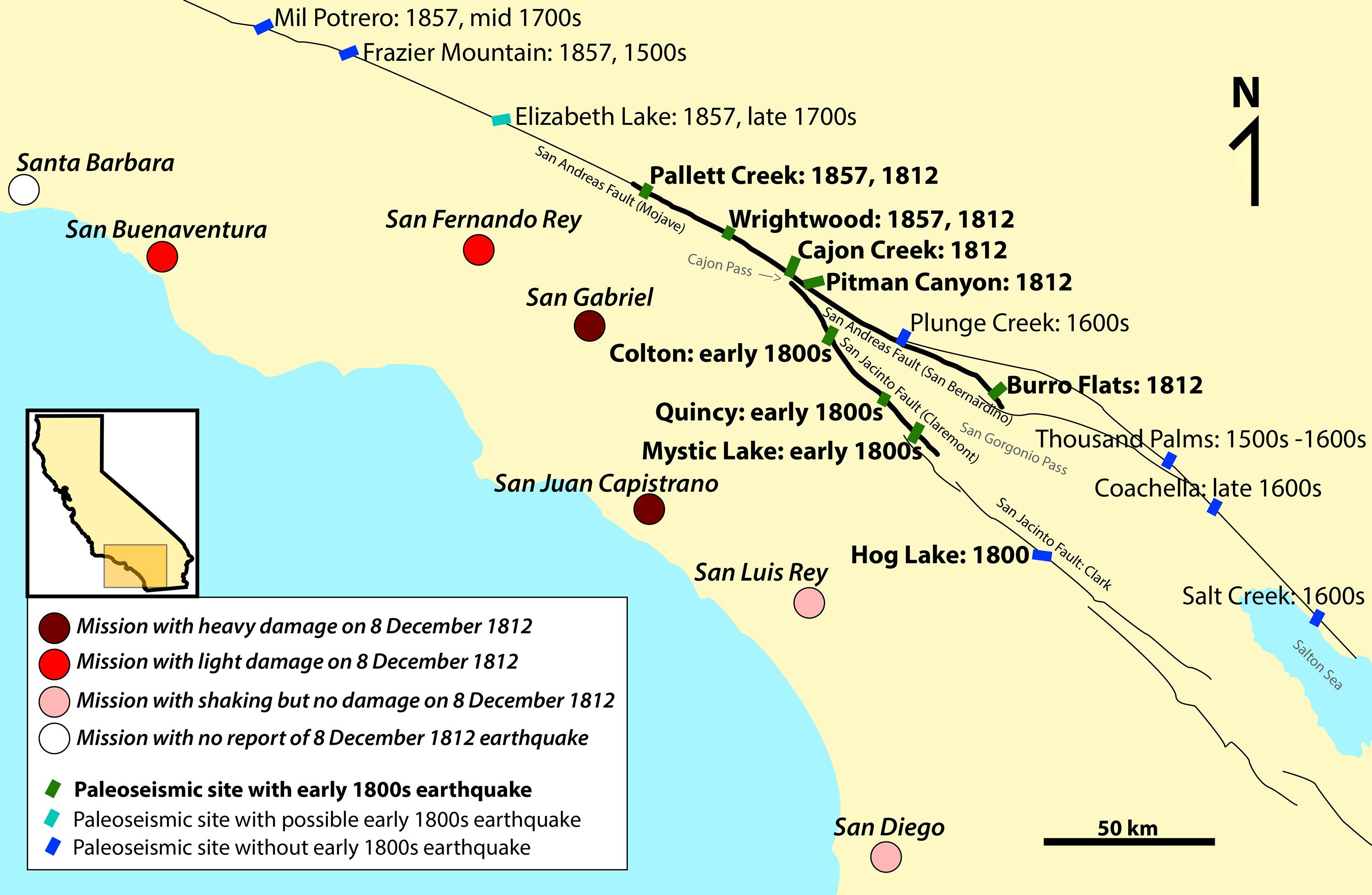 Earthquake Records Map