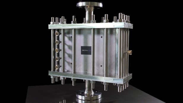 The chemical reactor at the heart of the Ineratec system designed to convert CO2 from the...