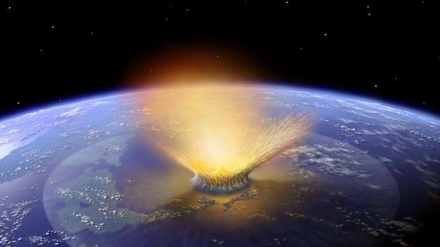 According to new simulations, the asteroid impact that wiped out the dinosaurs plunged the Earth into ...