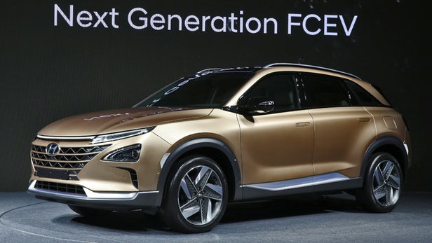 Hyundai will release the production version of its fuel cell SUV