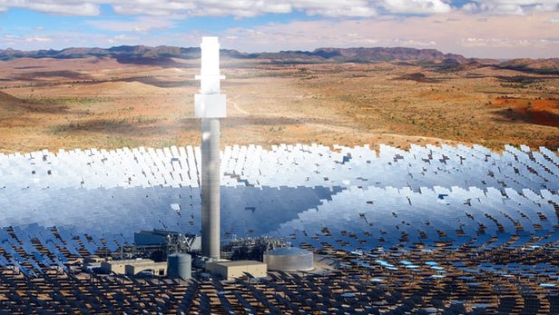 South Australia is set to build the largest single-tower solar thermal power station in the world