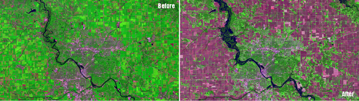 NASA Images of Change  Cedar Rapids, Iowa