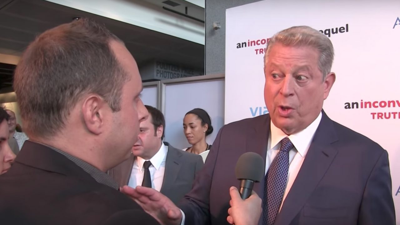 Watch: Al Gore refuses to give direct answer when confronted over bogus 2006 claims on climate change