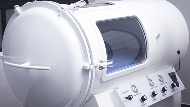 Doctors have used hyperbaric oxygen therapy, where a patient is administered pure oxygen in a pressure-controlled ...