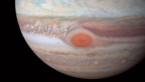 Juno is set to swoop low over Jupiter's Great Red Spot, a massive storm that's been ...
