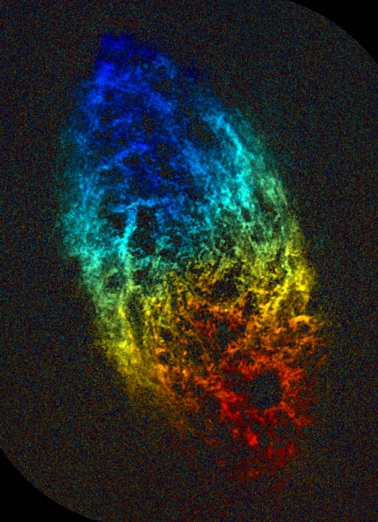 Radio map of galaxy M33