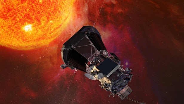 NASA's solar probe will zip around the sun at speeds of approximately 430,000 mph (700,000 km/h)