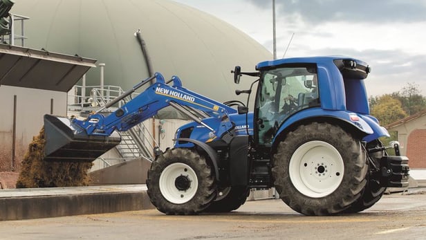 The New Holland T6.180 Methane Power tractor