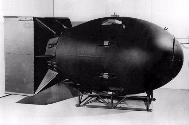 The Fat Man plutonium bomb