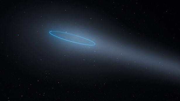 Astronomers have discovered a brand new type of celestial object: an active binary asteroid, meaning it's...