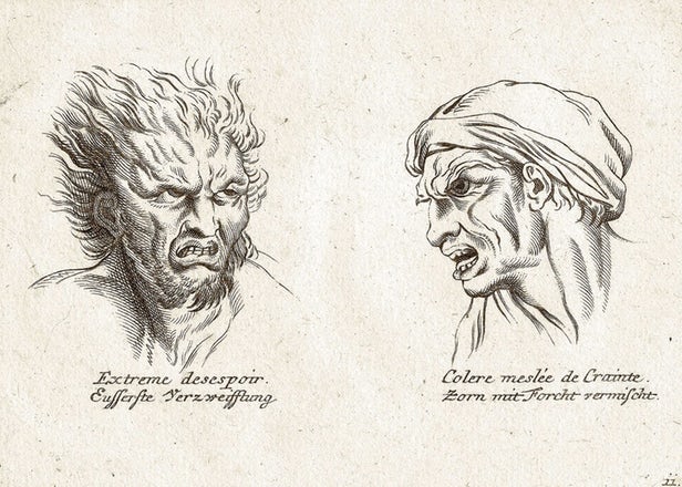 Image from a 19th century book on physiognomy