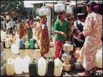 Water queue during 2000 Bombay drought
