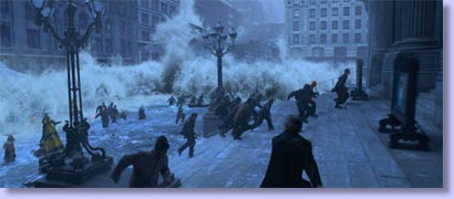 Scene from the Hollywood blockbuster, 'The Day After Tomorrow'